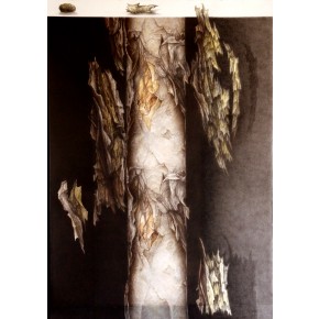  Drzewo żywota-Waleria kredka 100x70 cm 2012 