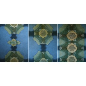  Dezyderata LV olej 130x300 cm 2025 tryptyk 