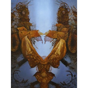  Eden -cierniste krzewy VI olej 130x97 cm 2026 dla Bogumiły 