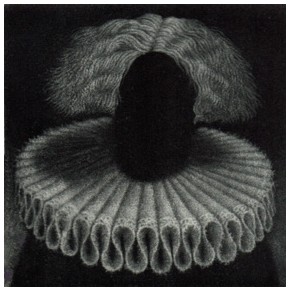  Madame triste mezzotinta 9,5x9,5 cm 2024. 